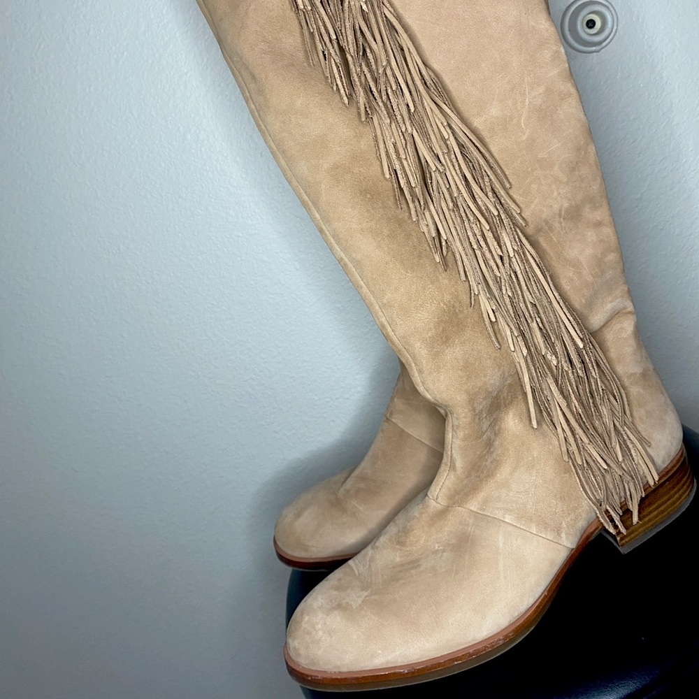 Sam Edelman Josephine Fringe Boot Size 9.5